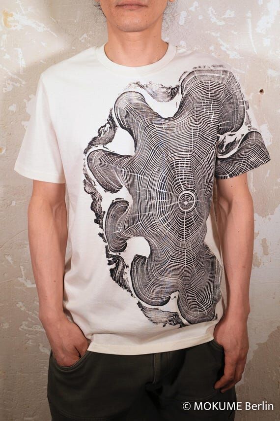 Unisex organic T-shirts Handmade RAW natural...