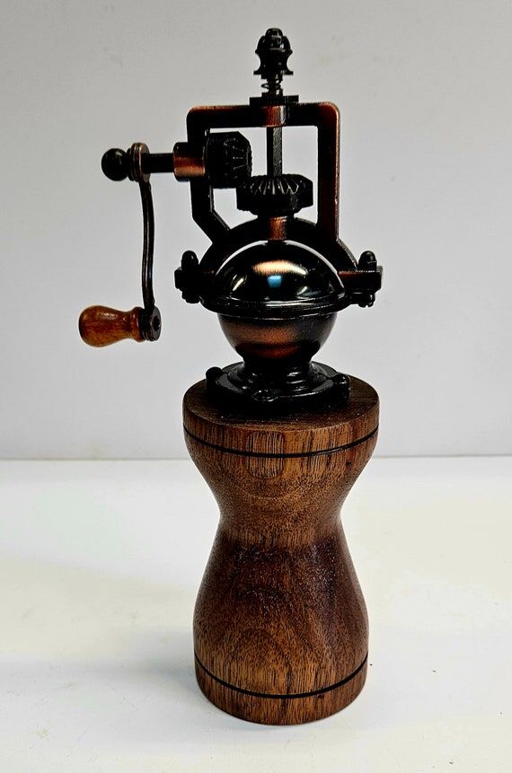 Pepper Grinder~ Antique-Style Ceramic Grinder...