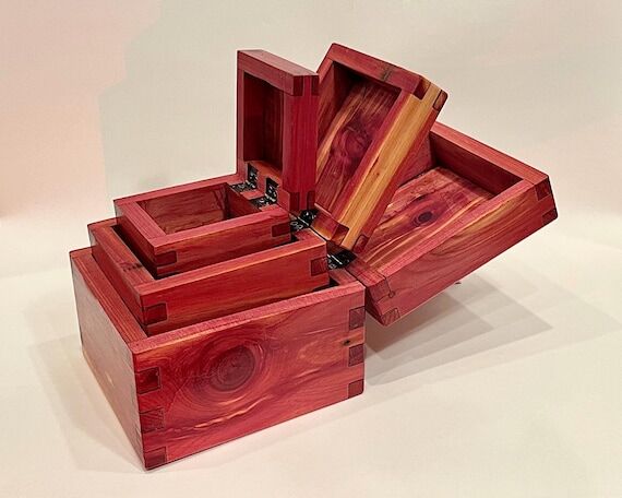 Reusable Gift Boxes: Cedar Wood. Handmade. Fi...