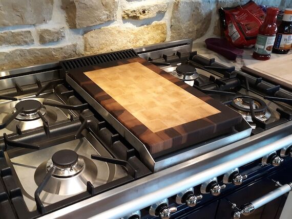 Griddle Cover End Grain Cutting Board, Butche...