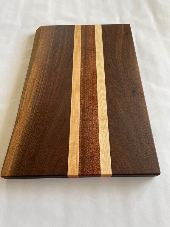 Walnut Live Edge Cutting Board...