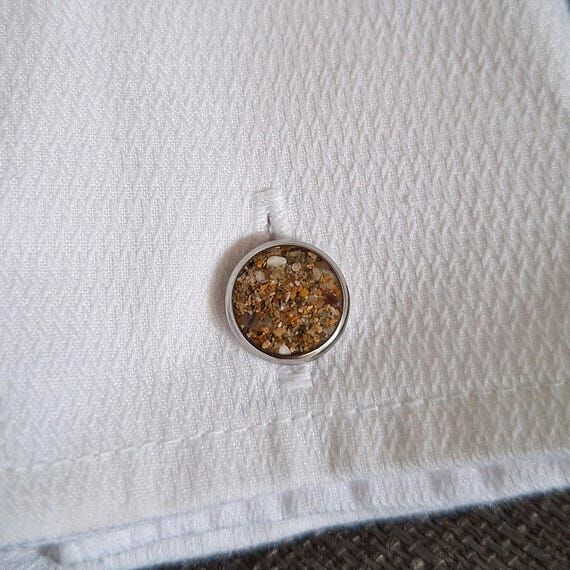 Beach Sand Cufflinks - Wedding Gift - Custom ...