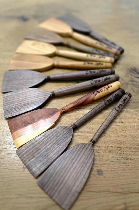 Handmade Wooden Cooking Spatula – Personali...