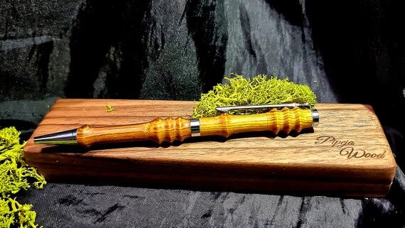 Personalized Handmade Wooden Pen with Handcra...