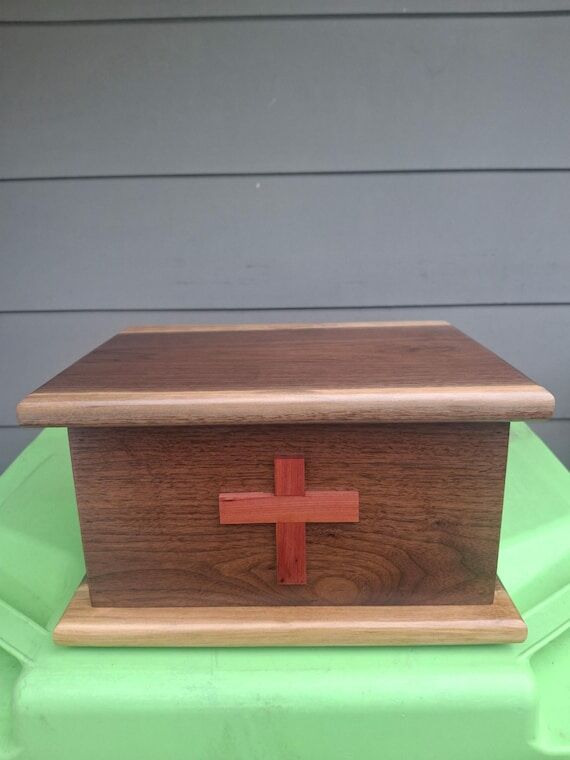 Handmade Wooden Urn Walnut...
