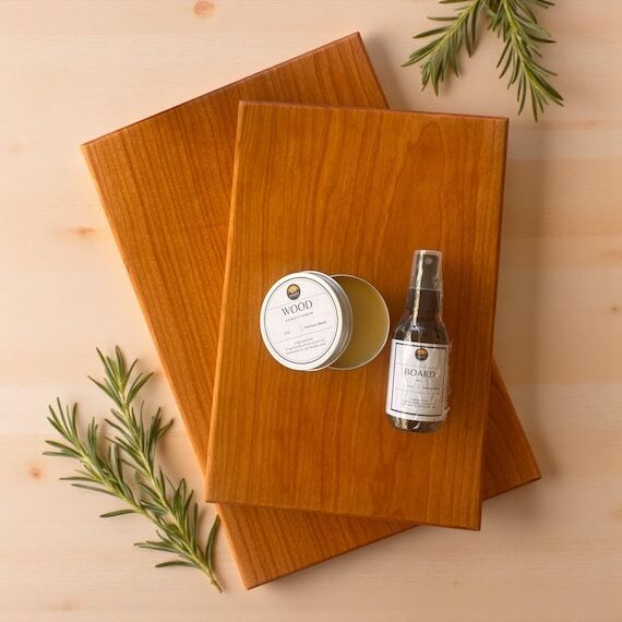 Cherry Cutting Board Gift Set – Handmade fr...