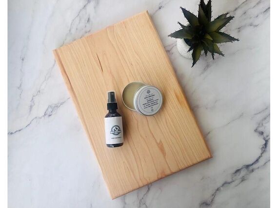 Maple Deluxe Gift Bundle Organic Cutting Boar...