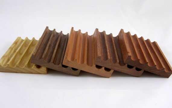 Wooden Soap Dishes handcrafted from Mahogany,...