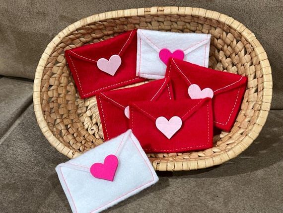 Mini Felt Love Letters, Valentine Tiered Tray...