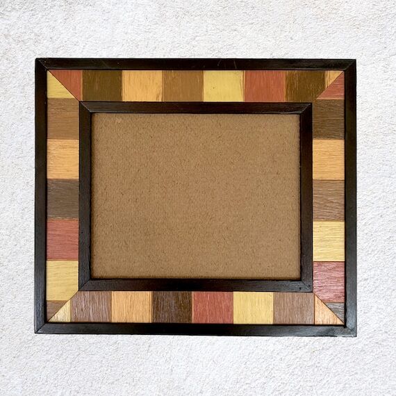 Multi-Color Handmade Reclaimed Wood Frame | A...