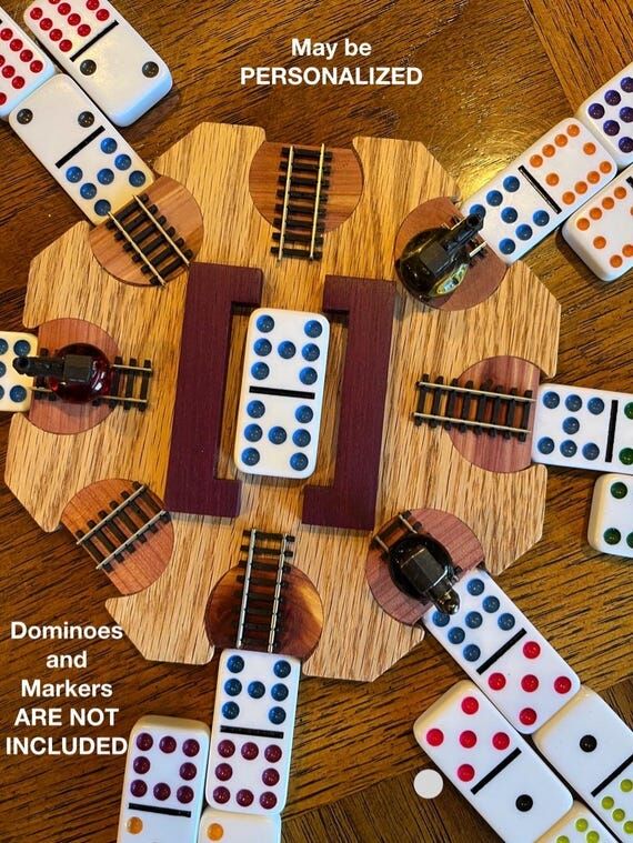 The ORIGINAL Handmade Mexican Train Domino Hu...