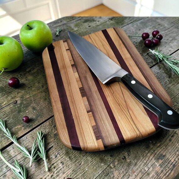 Small Edge Grain Cutting Chopping Board Hardw...