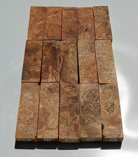 Lamtoro Burl Wood Block – Tropical Blank fo...
