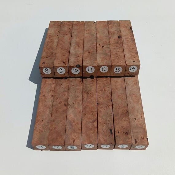 Ebony Burl Pen Blank | Exotic Dark Hardwood f...
