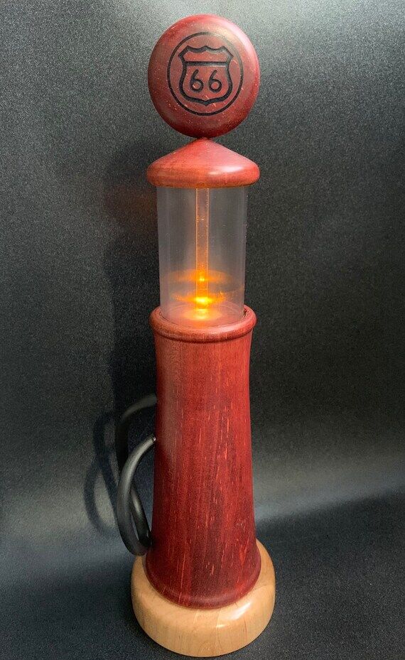 Vintage Inspired Route 66 Gas Pump - Handmade...