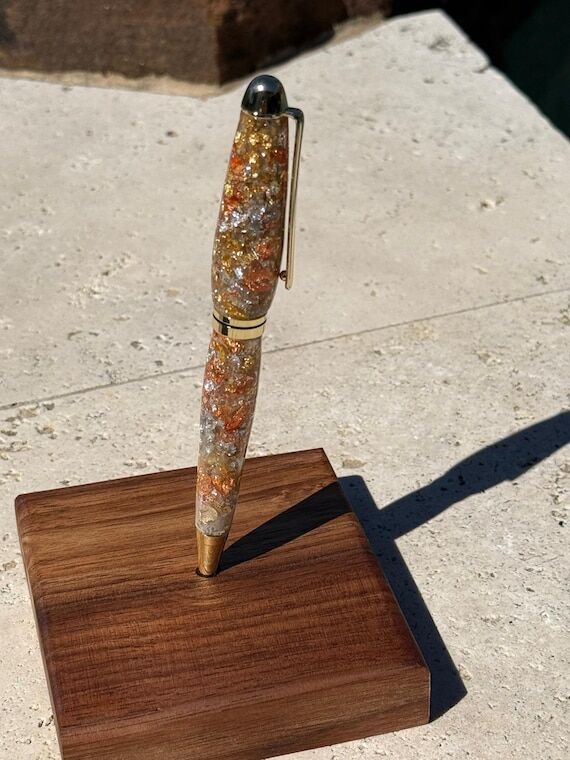 Hand Turned Gold, Silver, and Copper Acrylic ...