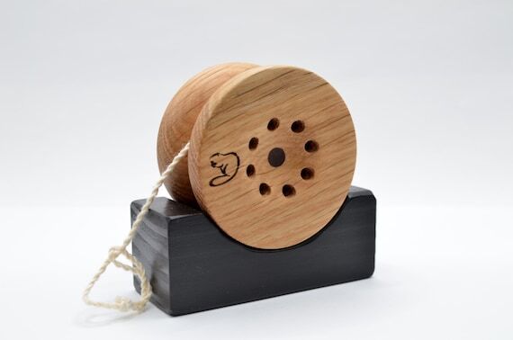 Handmade Wood Yo-Yo: The Oak Beaver Vintage S...