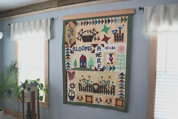 Hardwood Quilt Hanger: Maine Made Cherry, Map...