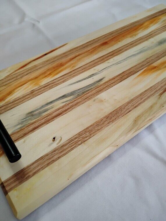 Oak and box elder Serving Board: Wood Kitchen...