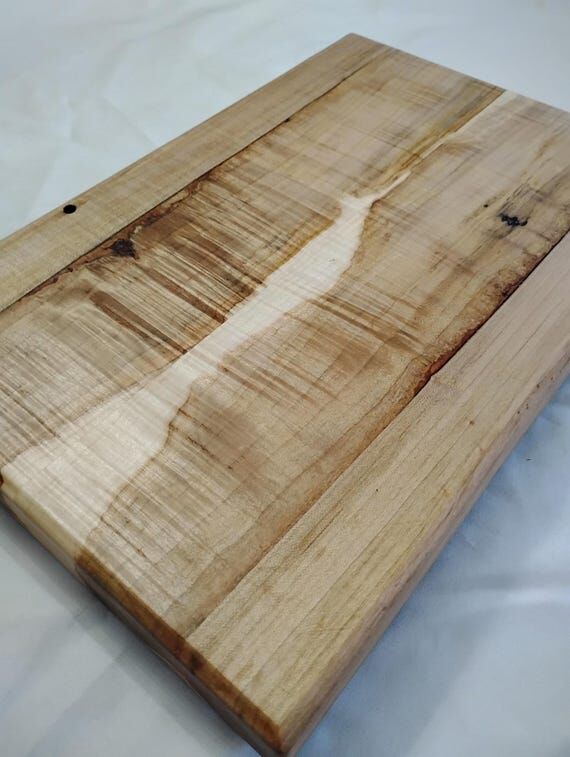 Curly Maple Cutting Board: Handcrafted Michig...