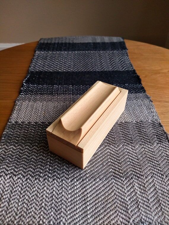 Sliding Lid Wooden Box With Hand Carved Lid, ...