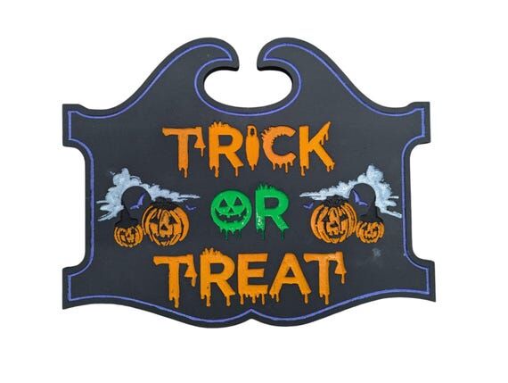 Halloween Trick or Treat Signs...