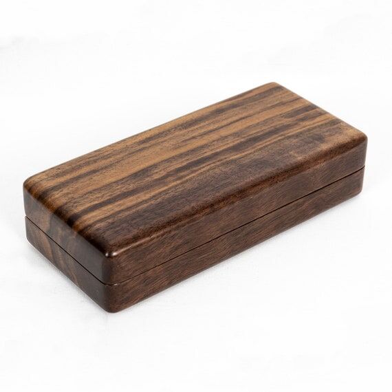 Wood Eyeglasses Case Walnut Handmade...