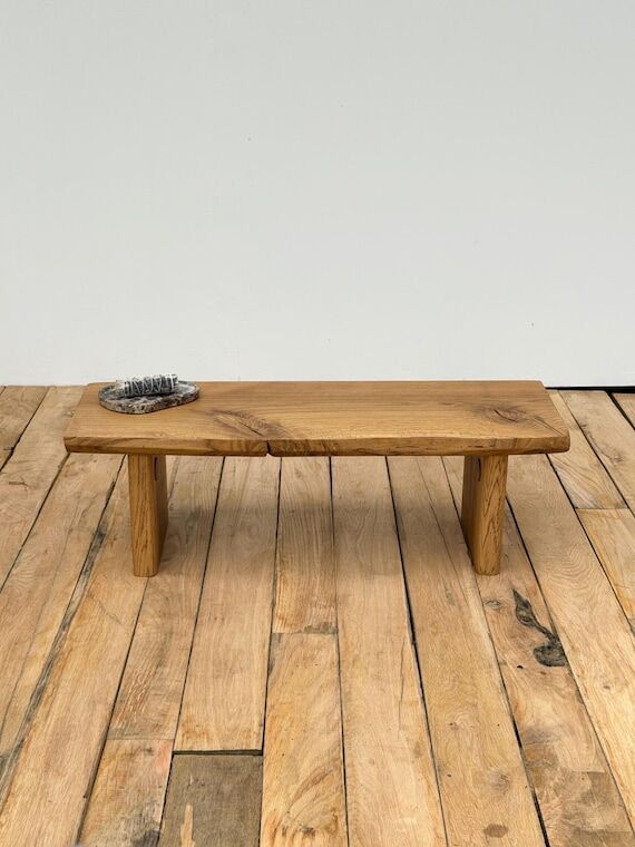 Live Edge Oak Coffee Table, Japandi Wabi Sabi...