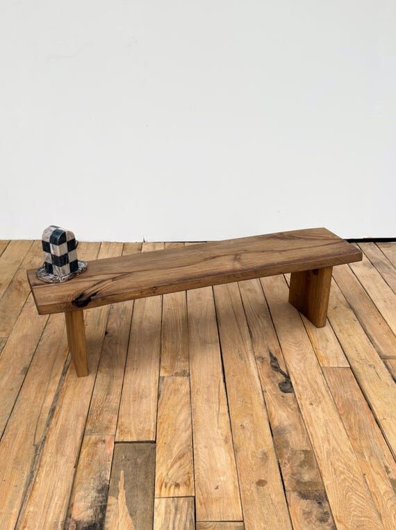 Reclaimed Oak Console Table, Handmade Wabi Sa...