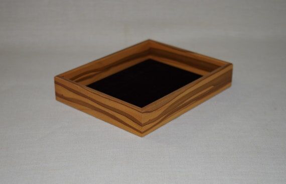 Handmade Jicarillo wood valet tray...