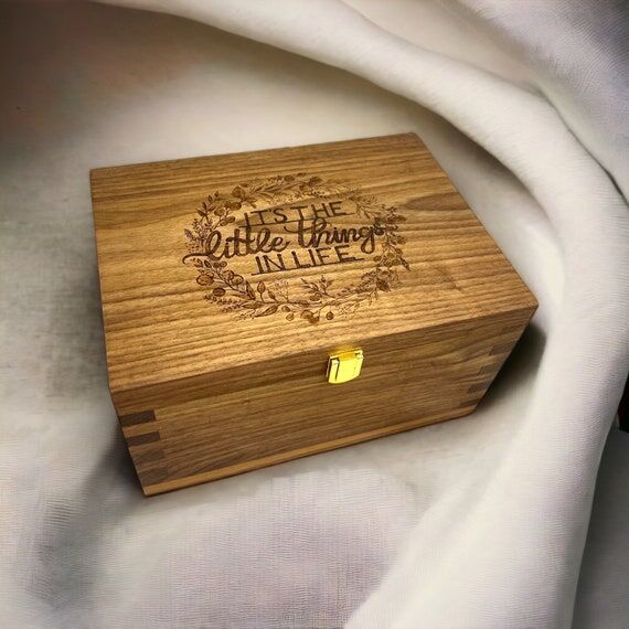 Keepsake Box, Walnut Personalized Keepsake, N...