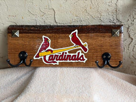 Cardinals Oak Key Rack...