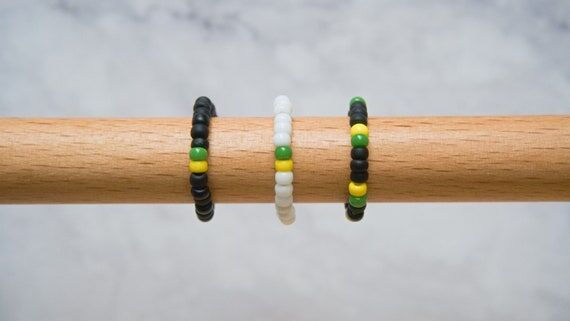 Jamaica Seed Bead Stretch Rings | Miyuki Bead...