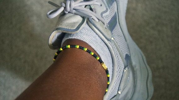 Jamaica Beaded Anklet | Caribbean Jewelry | R...