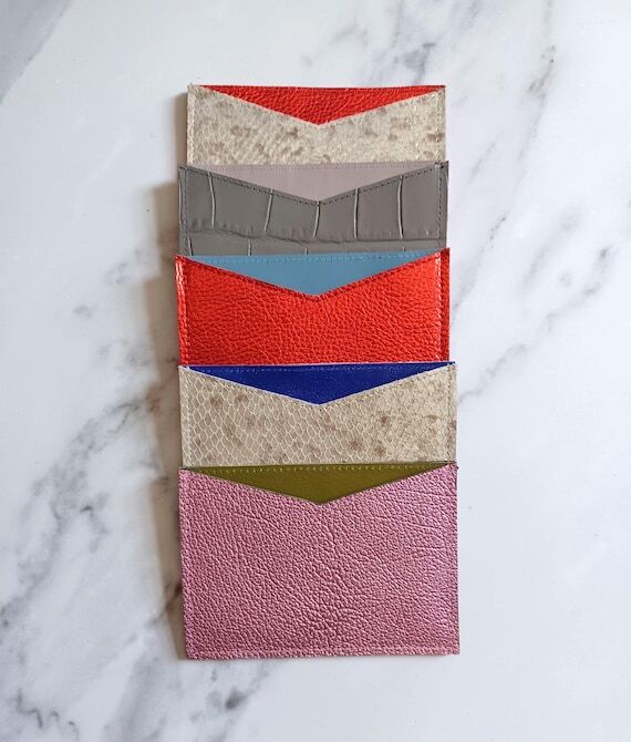 Leather card cases, business card holder, bei...