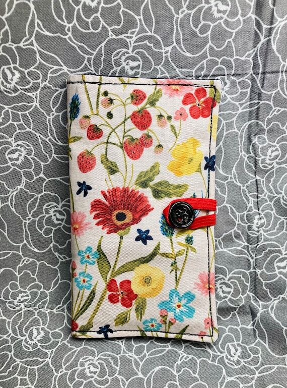 Wild flower Tea Bag Wallet: Travel Tea Holder...