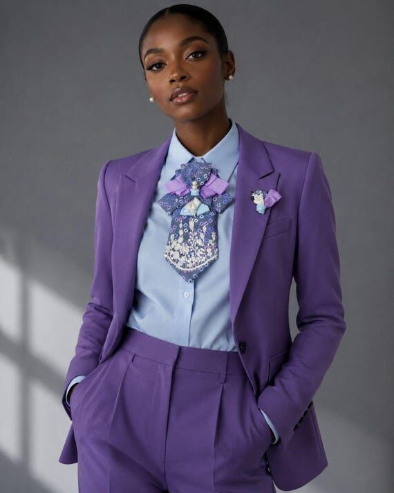 Silk Tie Brooch|Statement Necktie Jewelry|Upc...