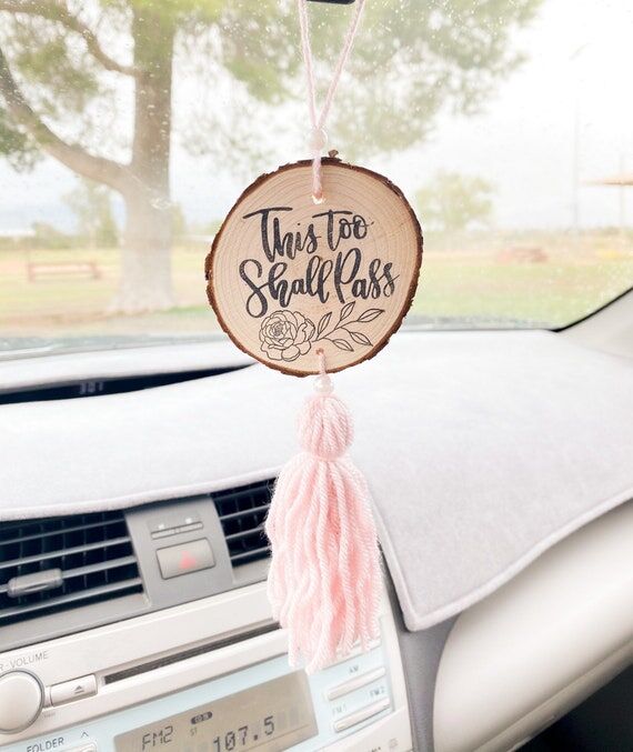 This Too Shall Pass Christian Car Charm | Chr...