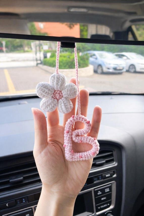 Personalized Car Mirror Charm Gift – Initia...