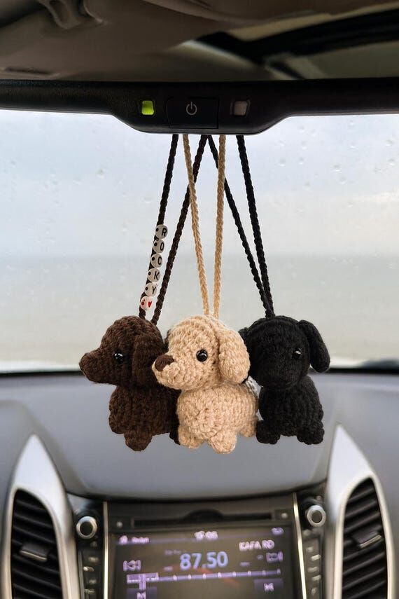 Labrador Car Mirror Charm – Dog Memorial Gi...