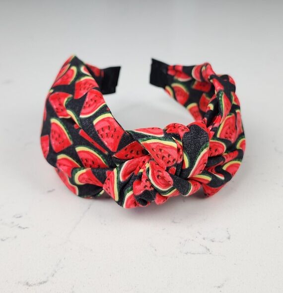The Watermelon Knotted Headband - Knotted Hea...