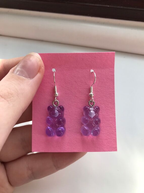 Gummy bear earrings...