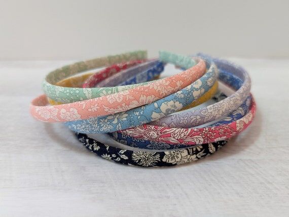 Liberty of London Fabric Headband: Thin Flora...