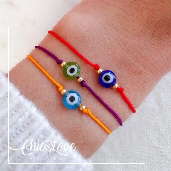 Red String Evil Eye Bracelet – Protection f...
