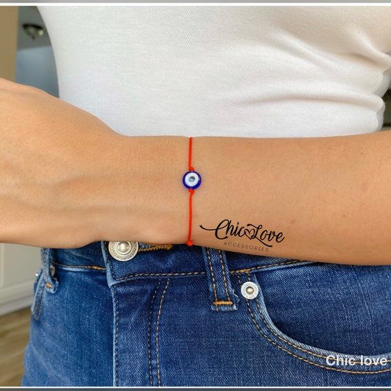 Nazar Protection Bracelet – Red String Amul...
