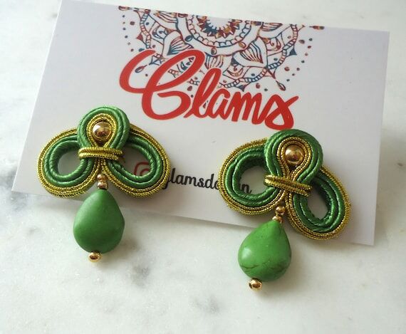 Earrings Earrings Soutache Elegant Fantasy Je...