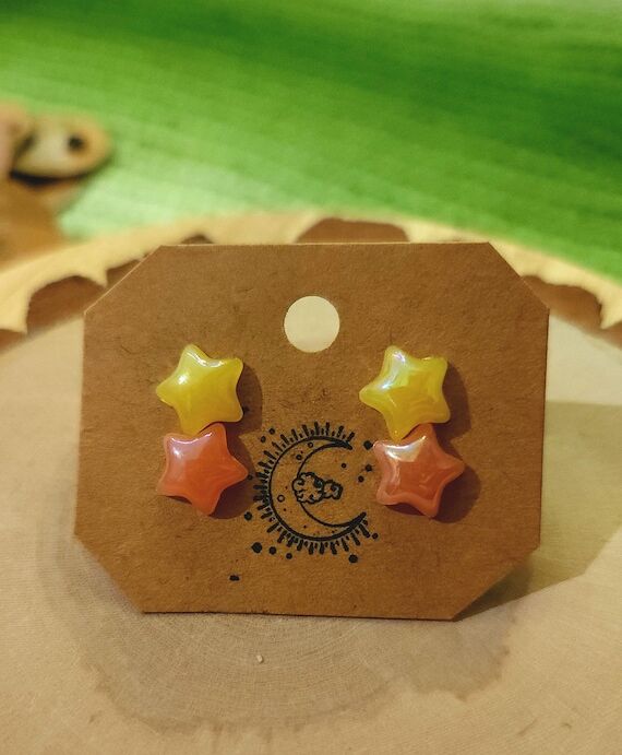 Mini Star Stud Earrings: Hypoallergenic Gobli...
