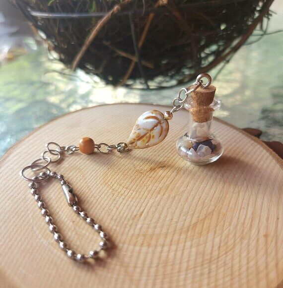 Cottagcore Mini Jar Car Charm | Beaded Acces...