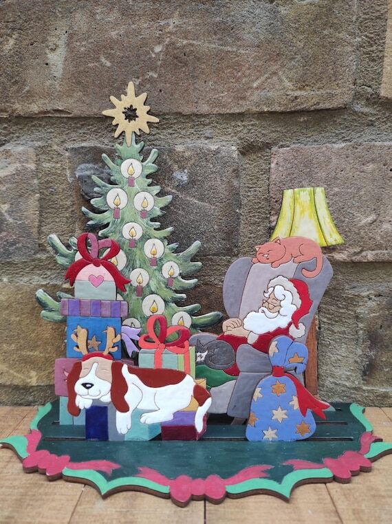 Christmas Wooden Set for Painting - Christmas...