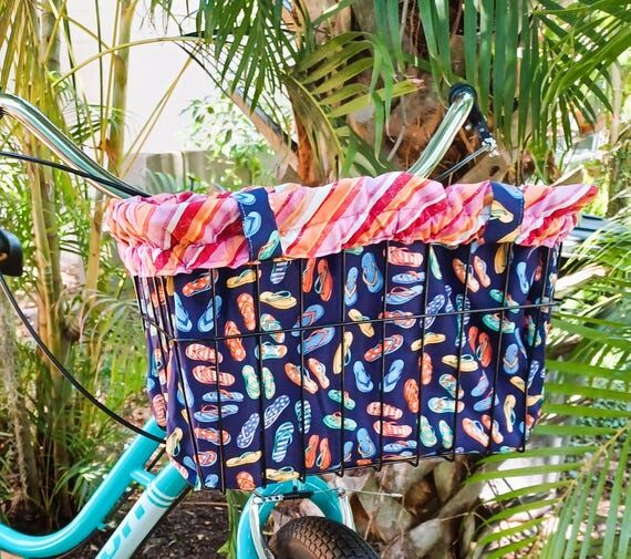 XL Bicycle Basket Liner & Beach Bag in One ...